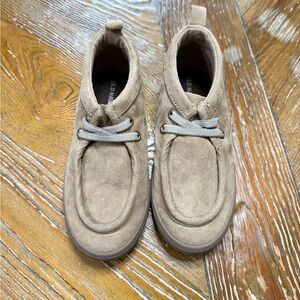 Kids Suede Slip On Shoes